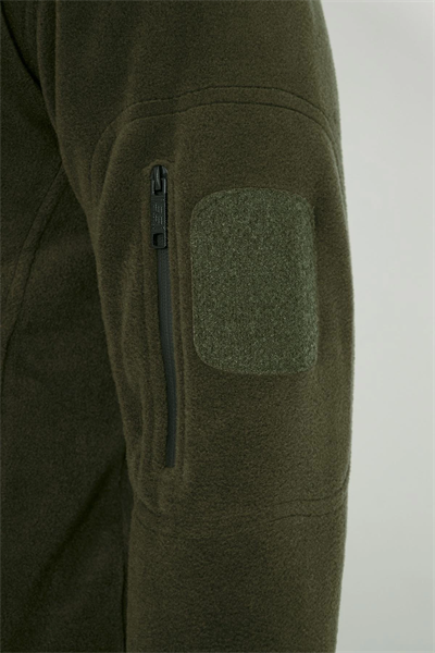 Tactical Outdoor Taktik Hırka Dik Yaka Polar Fermuarlı Polar Haki