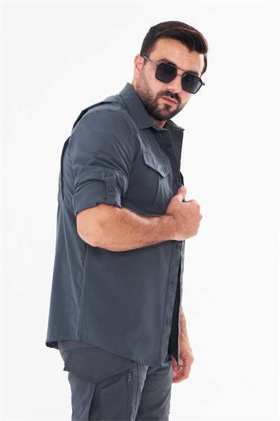 İSSİ 60-07 Taktikal Antrasit Premium Gömlek