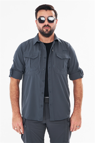 İSSİ 60-07 Taktikal Antrasit Premium Gömlek