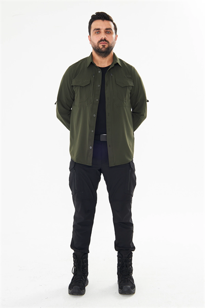 İSSİ 60-07 Taktikal Haki Premium Gömlek