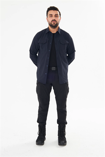 İSSİ 60-07 Taktikal Lacivert Premium Gömlek