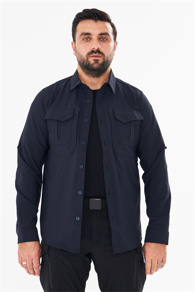 İSSİ 60-07 Taktikal Lacivert Premium Gömlek