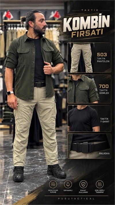 Taktikal Premium 4'Lü Set Kombin