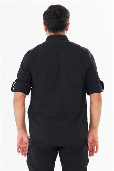 İSSİ 60-07 Taktikal Siyah Premium Gömlek