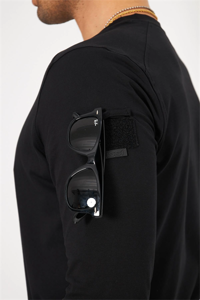 Taktikal Siyah Uzun Kollu Body