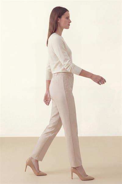 Tulin Beli Lastikli Basic Pantolon TAŞ