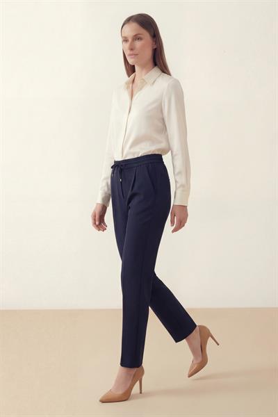 Tulin Beli Lastikli Comfort Pantolon LACİ