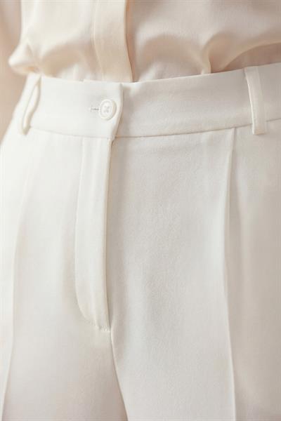 Tulin Yan Cep Basic Pantolon EKRU