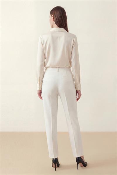 Tulin Yan Cep Basic Pantolon EKRU