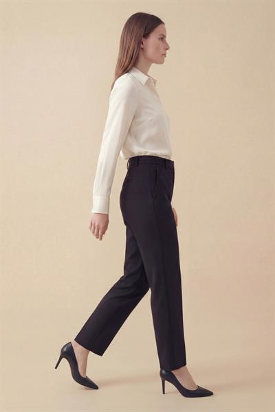 Tulin Yan Cep Basic Pantolon Siyah