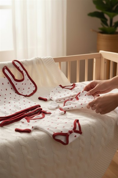 Minik Kalpli Baskılı 7'li Set 