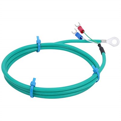 0-200¡æ K tipi Termokupl Probu Yama Termokupl Sıcaklık Sensörü Yuvarlak Delikli Silika Jel Sıcaklık Ölçüm Hattı (5 metre / 16,4 ft)