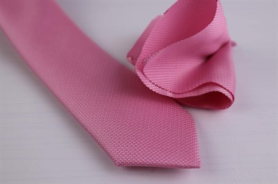 1.Kalite Özel Desenli Kravat Mendil Seti - Pembe Pembe Tek Ebat Pembe Tek Ebat ars-469