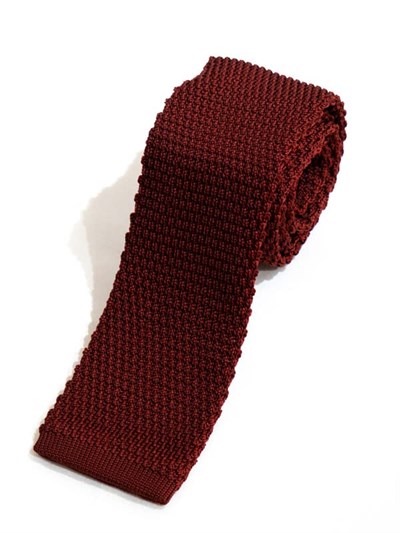 1.Kalite Özel Desenli Örme Kravat- bordo Tek Ebat bordo Tek Ebat ars-363