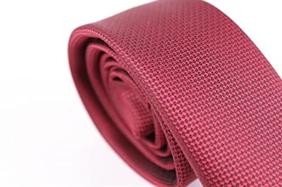 1.Kalite Özel Desenli Kravat Mendil Seti - Bordo Bordo Bordo ars-440