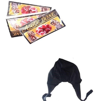 1 Adet Siyah Bone Eşarp bonesi Tesettür Bone SİYAH