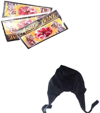 1 Adet Siyah Bone Eşarp bonesi Tesettür Bone SİYAH