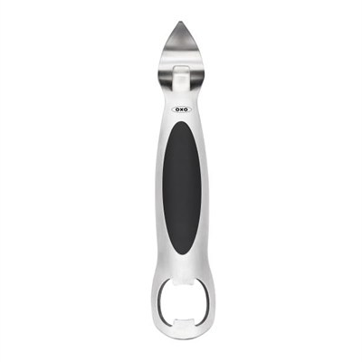 (1, Silver/Black) - OXO SteeL Bottle Opener