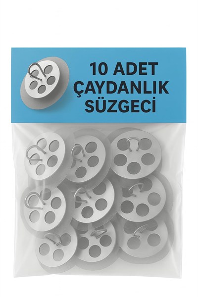 10 Adet Çaydanlık içi çay süzgeci demlik süzgeç