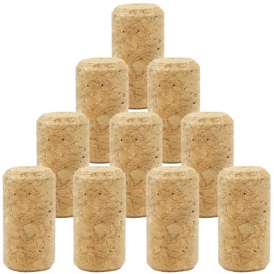 10 adet şarap mantarı, mantar tapası, uzunluk 38 mm, Ø 21 mm | Tapones Corcho, Şarap Taponları, Şarap Şişeleri ve DIY Dekorasyonları için