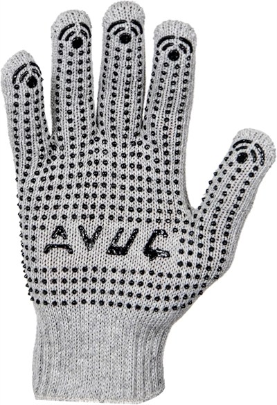 10 çift, Pvc Dotlu, noktalı, iş eldivenleri