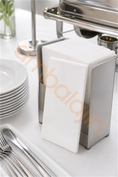 100 Adet33 × 33 Garson Katlama Kağıt Peçete – Restoran ve Kafe İçin Kağıt Servis Peçetesi