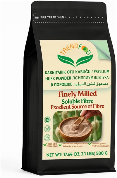 %100 Doğal Psyllium Husk Tozu – 500 g (Karnıyarık Otu kabuğu Tozu)