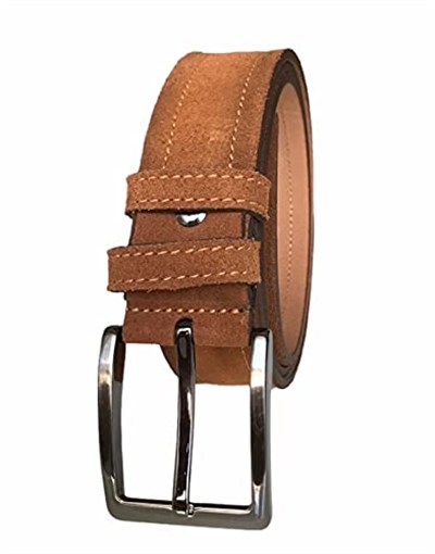 %100 Hakiki Deri 2li Set Süet Taba, Siyah Kemer 4 cm, 2li.Süet-açık.taba-siyah