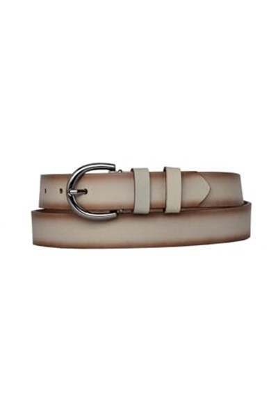 %100 Hakiki Deri Nikel Tokalı Bordo İnce Kadın Kemeri, 3cm; 3cm-KDN-03-BorDo.Düz