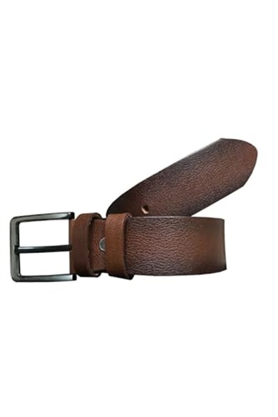 %100 Hakiki Kaliteli Deri 2li Set 4.5 cm Kot, Spor Kemer Siyah, Kahverengi; DK-11111-22222