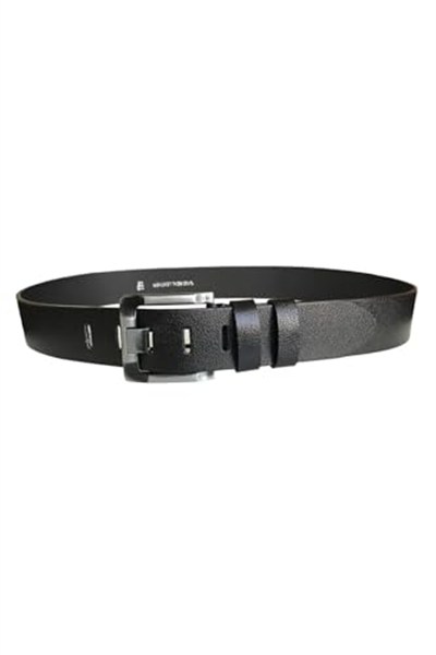 %100 Hakiki Kaliteli Deri 2li Set 4.5 cm Geniş Dilli Kot, Spor Kemer; Siyah, Kahverengi, 2li.Genis-siy.kah