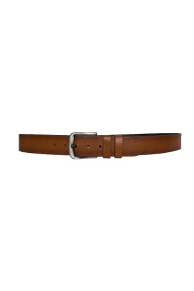 %100 Hakiki Tek Parça Kaliteli Deri 4.5 cm Taba Kot, Spor Kemer; GO-4444
