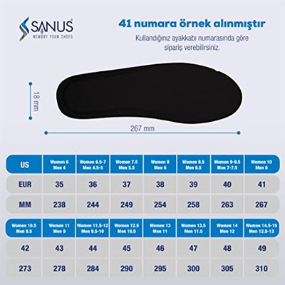 100 Model Visco Memory Foam Spor%100 Hakiki Deri Tabanlık (39, SİYAH)