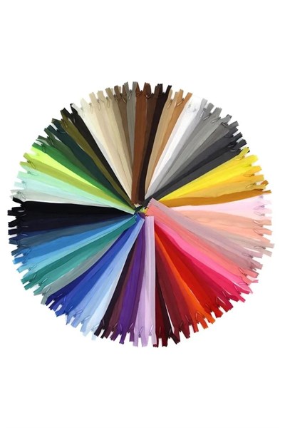10lu Gizli Pantolon Etek Fermuarı 16-20 cm
