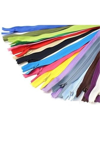 10lu Gizli Pantolon Etek Fermuarı 16-20 cm