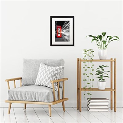 11 x 14 çerçeve, ahşap, Siyah, 11x14 inch - Seçenekler: 8x10, 9x9, 11x14, 12x15, 13x13, 15x15