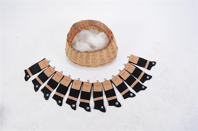 12 Çift Erkek Bambu Çorap - Dikişsiz Burunlu Soket Erkek Çorap