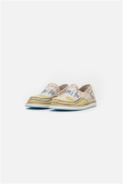1331 VANEDA LINEN ESPADRIL KETEN KADIN AYAKKABI BEJ/SARI