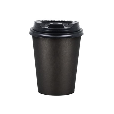14 oz Siyah Karton Bardak (Ekstra Kalın) - 50 Adet