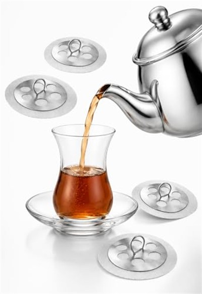 15 Adet Çaydanlık içi çay süzgeci demlik süzgeç