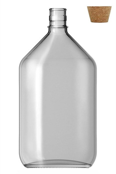 15 Litre Cam Damacana Mantar Kapaklı