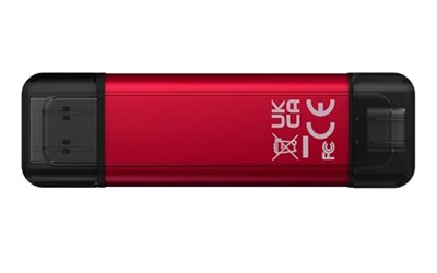 1TB Dual USB-A/C Portable SSD, Up to 1050MB/s USB 3.2 Gen 2 SPSD/1TB
