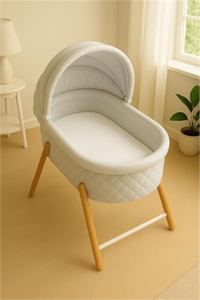 2 Adet 50 x 90 x 10 cm Anne Yanı Lastikli Penye Kumaş Bebek Çarşafı