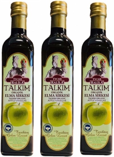 2 Adet Ralila Organik Talkım Elma Sirkesi 500 Ml