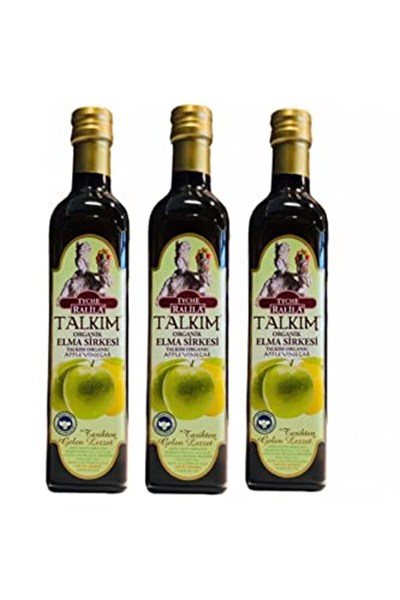 2 Adet Ralila Organik Talkım Elma Sirkesi 500 Ml