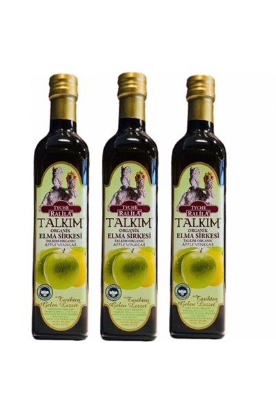 2 Adet Ralila Organik Talkım Elma Sirkesi 500 Ml