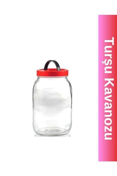 2 Litre Cam Turşu Ve Bakliyat Saklama Kavanozu