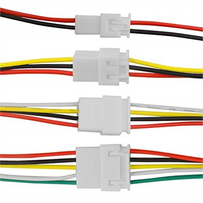 20 Adet 2PIN 3PIN 4PIN 5PIN Çift Uçlu Dişi ve Erkek Kablo Bağlantı Fişi Uzatma Kablosu Terminal Konektörü Elektronik Kablo 200 mm JST XH ile Uyumlu