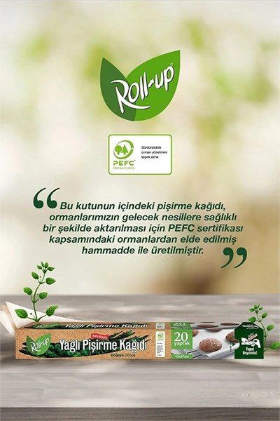 20 Yaprak Doğa Dostu Kesilmiş Pişirme Kağıdı 37x42cm, Doğaya Dönüşümlü Yağlı Kağıt, Fırın Kağıdı