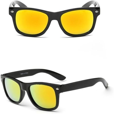 2017 Moda Çocuk Güneş Gözlüğü UV 400 Orange Mercury Lens